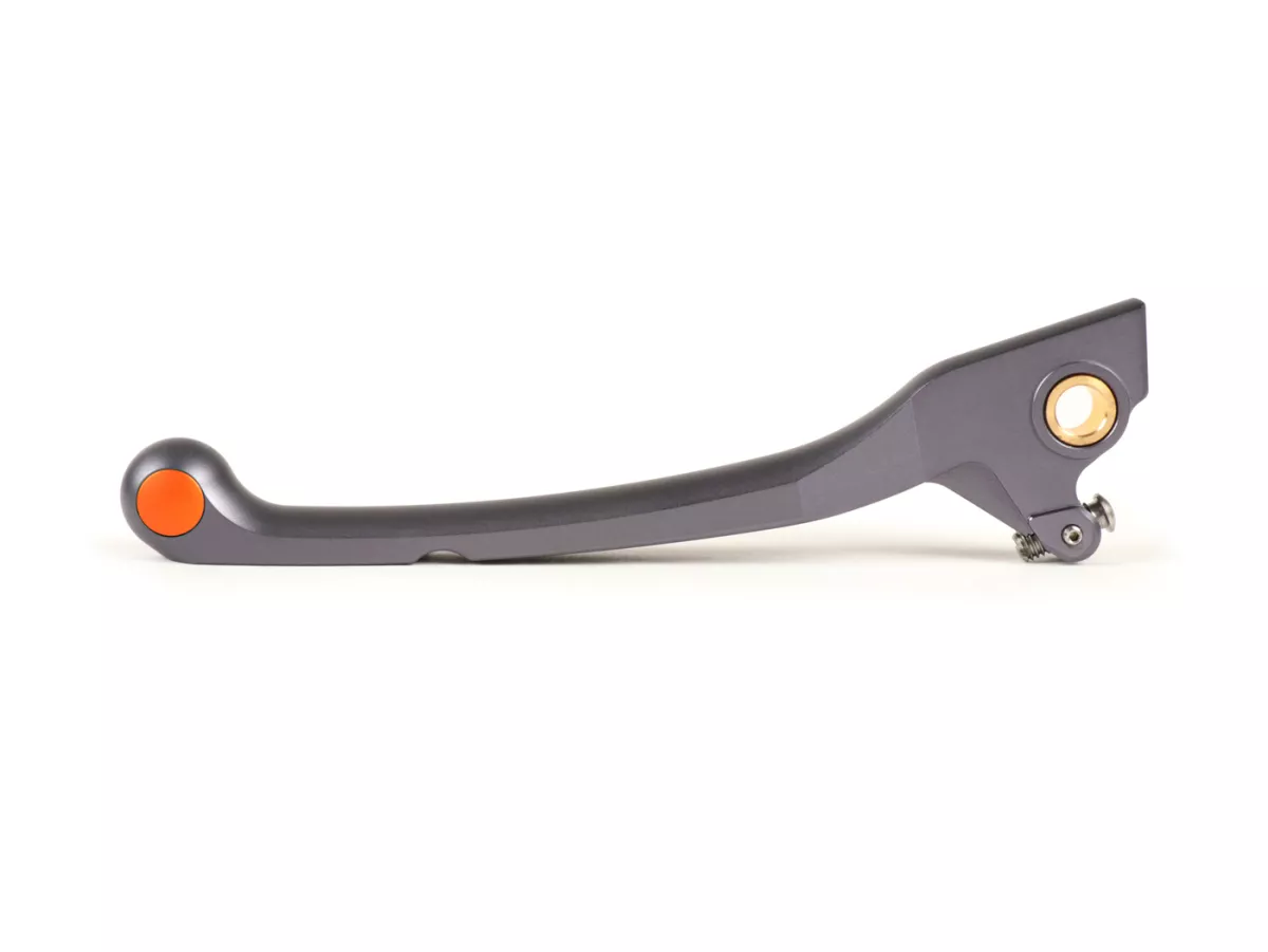 Bromshandtag höger, fram -BIKER- Vespa GT, GT L, GTS 125-300, GTV, GTS 125-300 Super, Sprint, Primavera, LX, LXV, S - grå matt