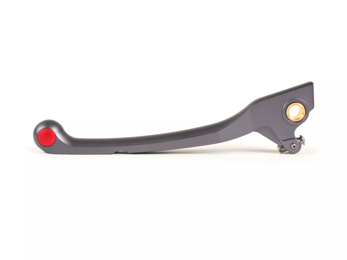 Bromshandtag höger, fram -BIKER- Vespa GT, GT L, GTS 125-300, GTV, GTS 125-300 Super, Sprint, Primavera, LX, LXV, S - grå matt