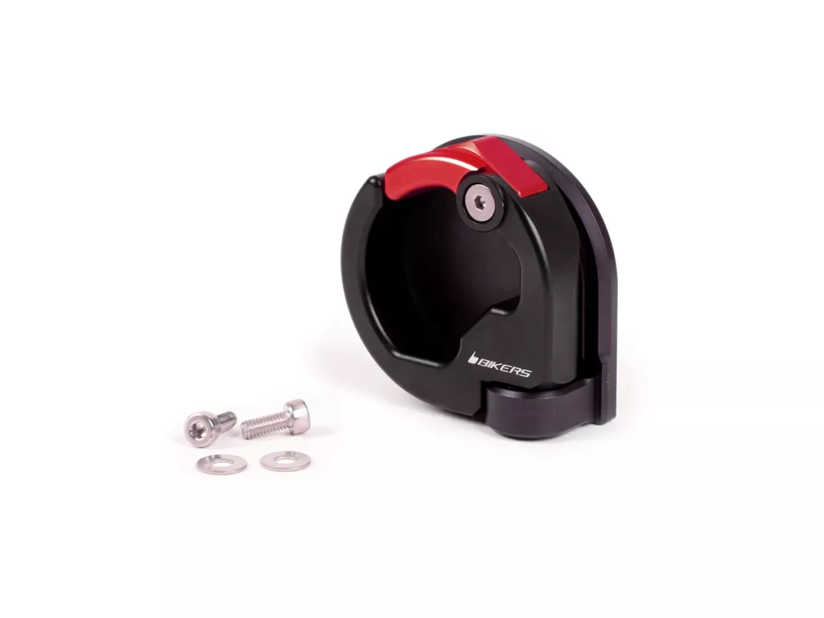 Luggage hook -BIKERS- Vespa GT, GT L, GTS 125-300, GTV, GTS 125-300 Super, S 50-150 - red