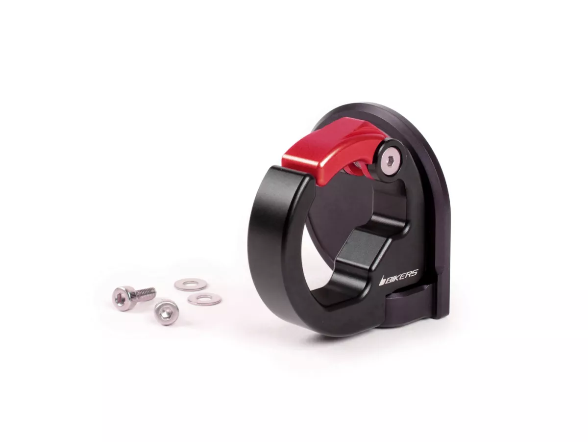 Luggage hook -BIKERS- Vespa GT, GT L, GTS 125-300, GTV, GTS 125-300 Super, S 50-150 - red