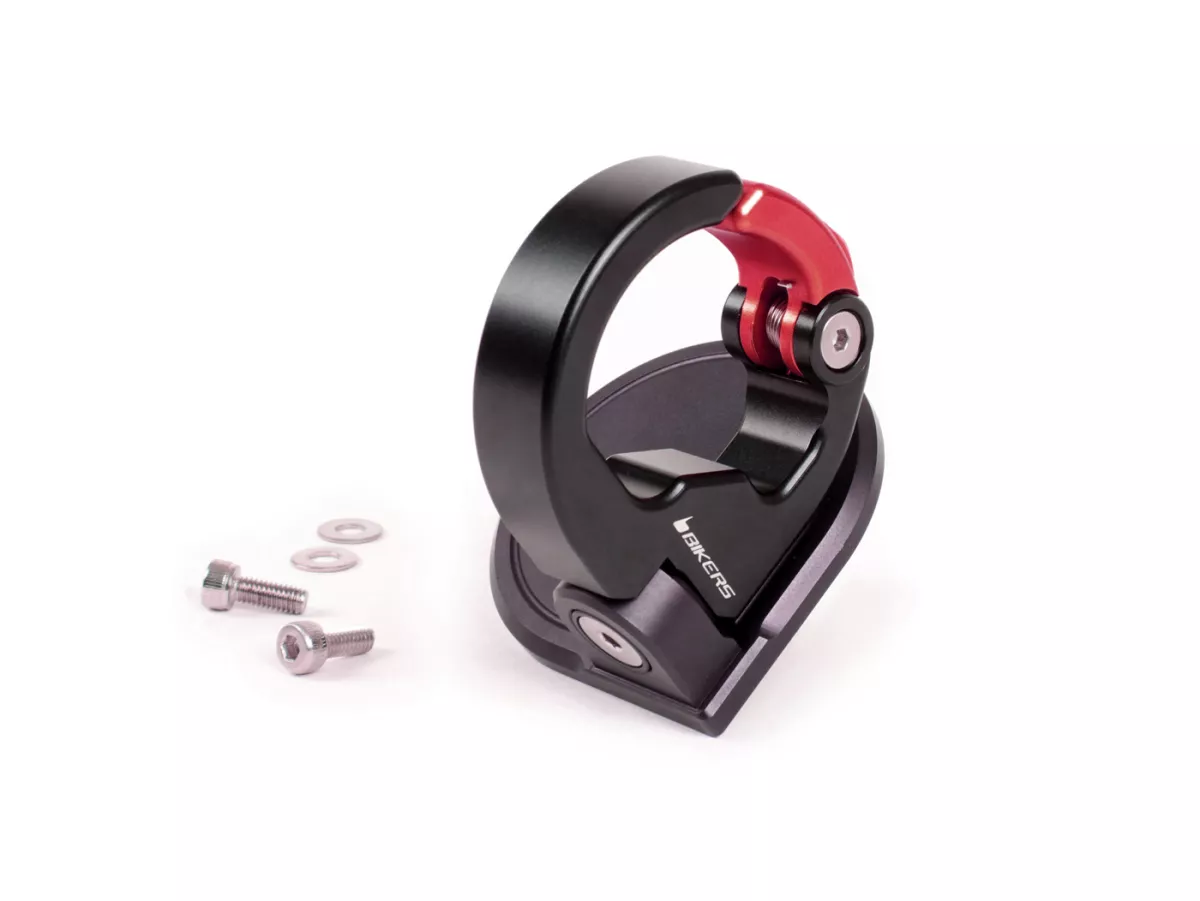 Luggage hook -BIKERS- Vespa GT, GT L, GTS 125-300, GTV, GTS 125-300 Super, S 50-150 - red