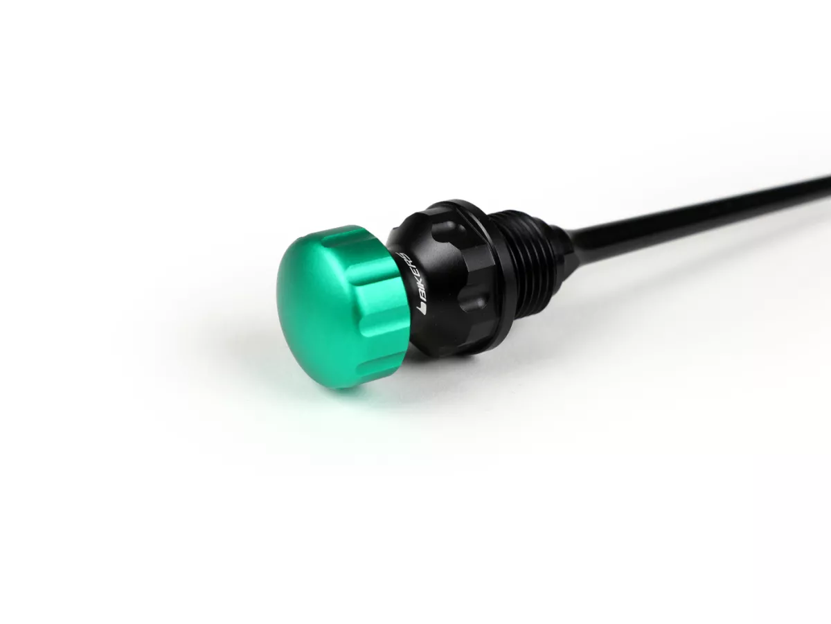 Oil filler cap with dipstick for engine oil -BIKERS, silver, green, orange, blue - Sprint 125 (RP8M82111, ZAPM81300, ZAPM81301, ZAPMA1300), Vespa Sprint 150 (ZAPM81401, ZAPMA1400), Vespa GTS 125 3V (RP8M45310, RP8M45312), Vespa GTS 150 3V (RP8M45410), Ves