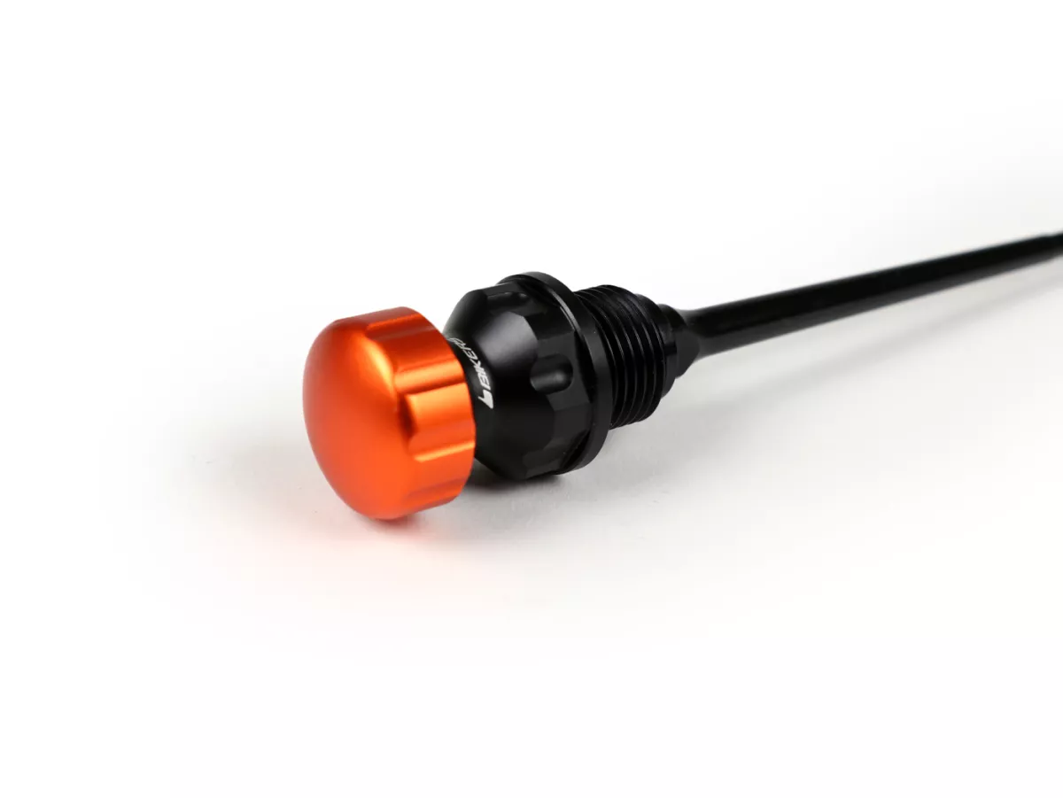Oil filler cap with dipstick for engine oil -BIKERS, silver, green, orange, blue - Sprint 125 (RP8M82111, ZAPM81300, ZAPM81301, ZAPMA1300), Vespa Sprint 150 (ZAPM81401, ZAPMA1400), Vespa GTS 125 3V (RP8M45310, RP8M45312), Vespa GTS 150 3V (RP8M45410), Ves