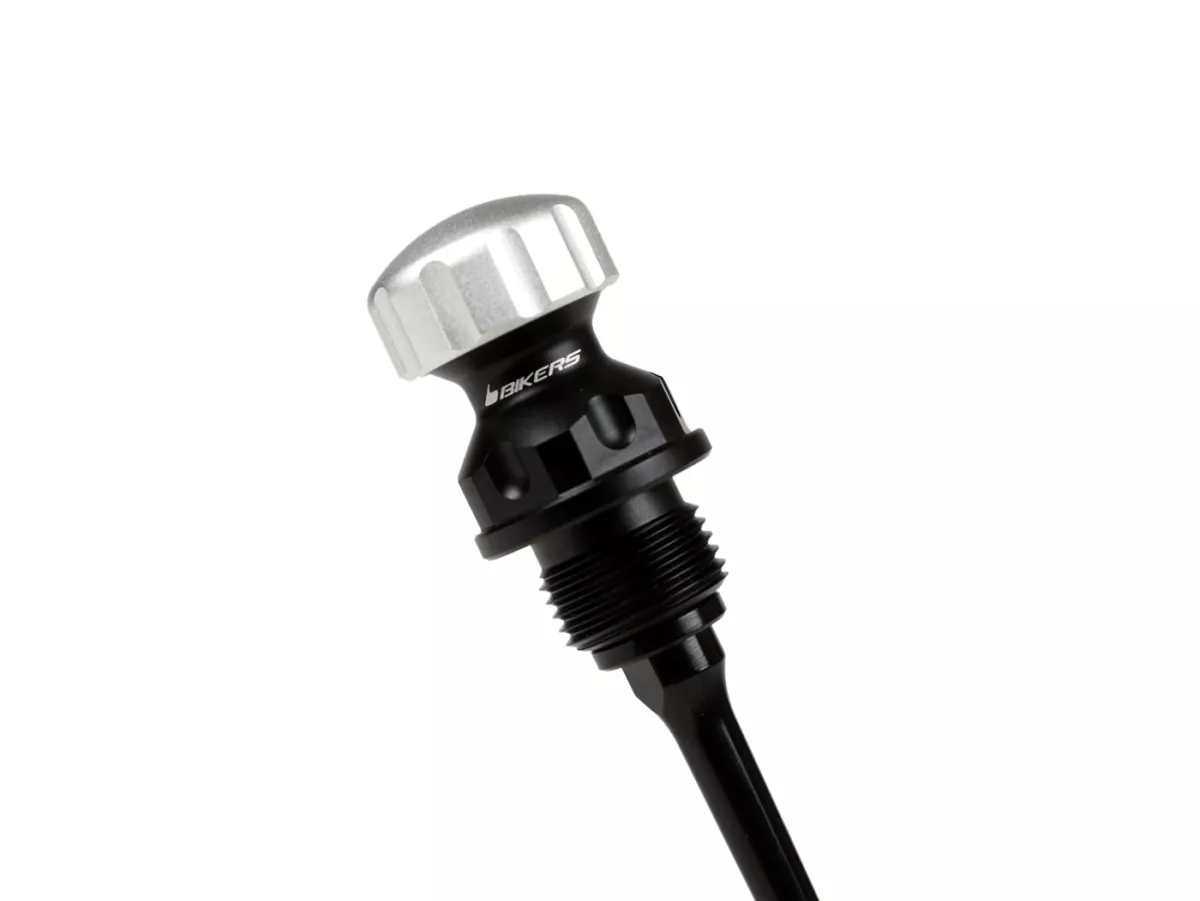 Oil filler cap with dipstick for engine oil -BIKERS, silver, green, orange, blue - Sprint 125 (RP8M82111, ZAPM81300, ZAPM81301, ZAPMA1300), Vespa Sprint 150 (ZAPM81401, ZAPMA1400), Vespa GTS 125 3V (RP8M45310, RP8M45312), Vespa GTS 150 3V (RP8M45410), Ves