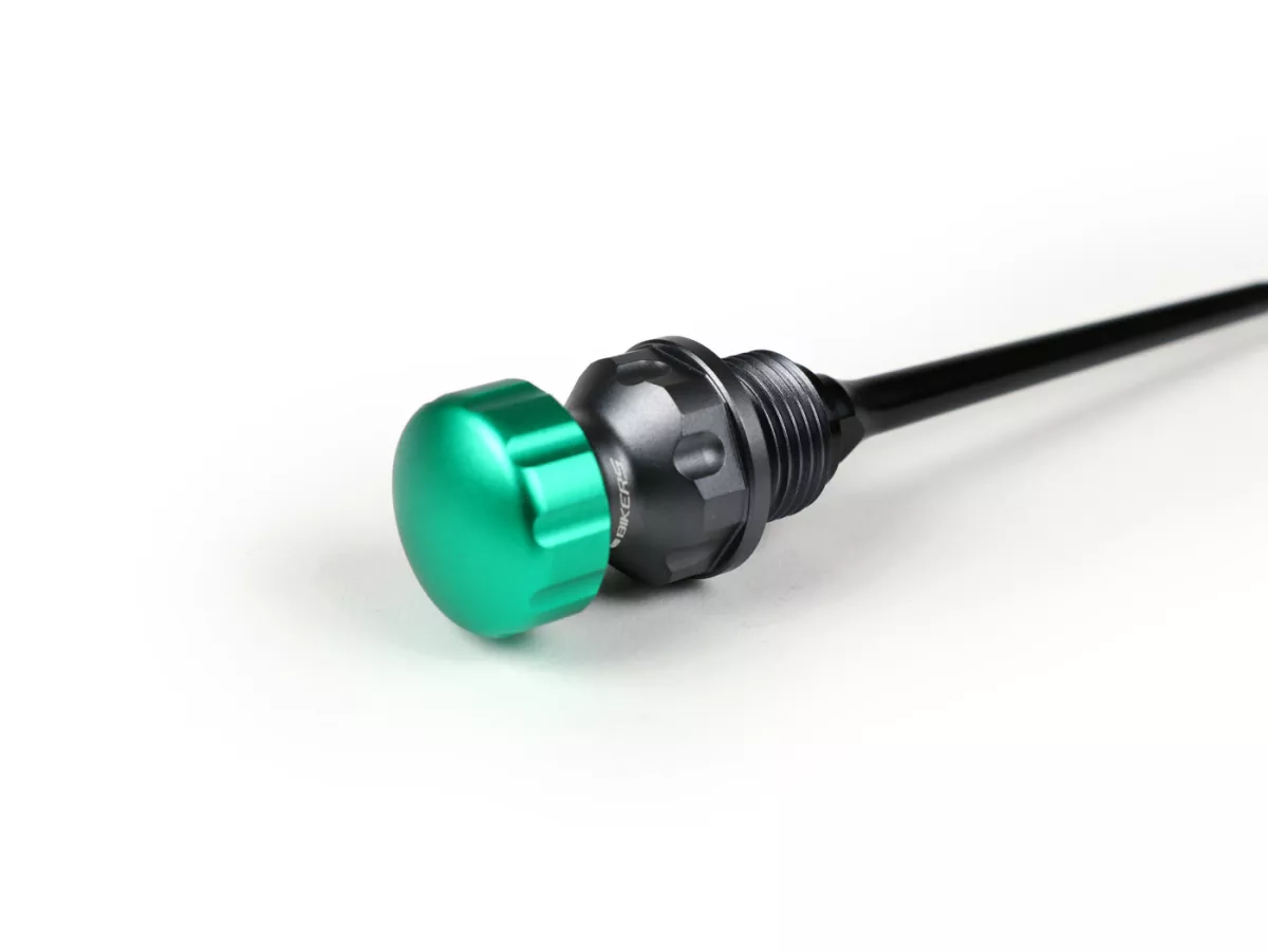 Olievuldop met peilstok voor motorolie -BIKERS, zilver, groen, oranje, blauw - Sprint 125 (RP8M82111, ZAPM81300, ZAPM81301, ZAPMA1300), Vespa Sprint 150 (ZAPM81401, ZAPMA1400), Vespa GTS 125 3V (RP8M45310, RP8M45312), Vespa GTS 150 3V (RP8M45410), Vespa S