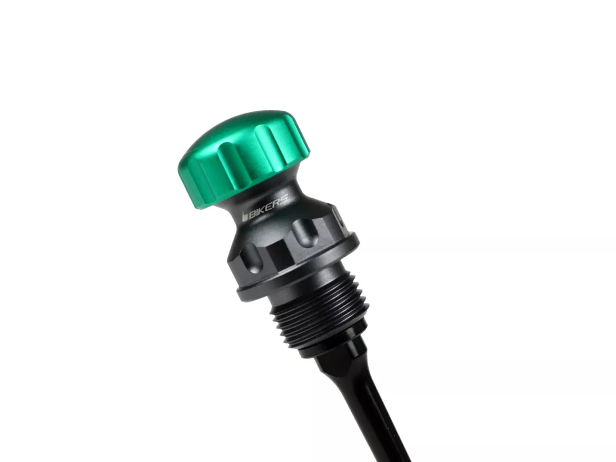 Olievuldop met peilstok voor motorolie -BIKERS, zilver, groen, oranje, blauw - Sprint 125 (RP8M82111, ZAPM81300, ZAPM81301, ZAPMA1300), Vespa Sprint 150 (ZAPM81401, ZAPMA1400), Vespa GTS 125 3V (RP8M45310, RP8M45312), Vespa GTS 150 3V (RP8M45410), Vespa S