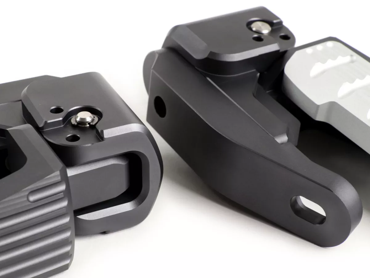 Fotstödssats -BIKERS- Vespa GT, GT L, GTS 125-300, GTV, GTS 125-300 Super - grå - till 2022