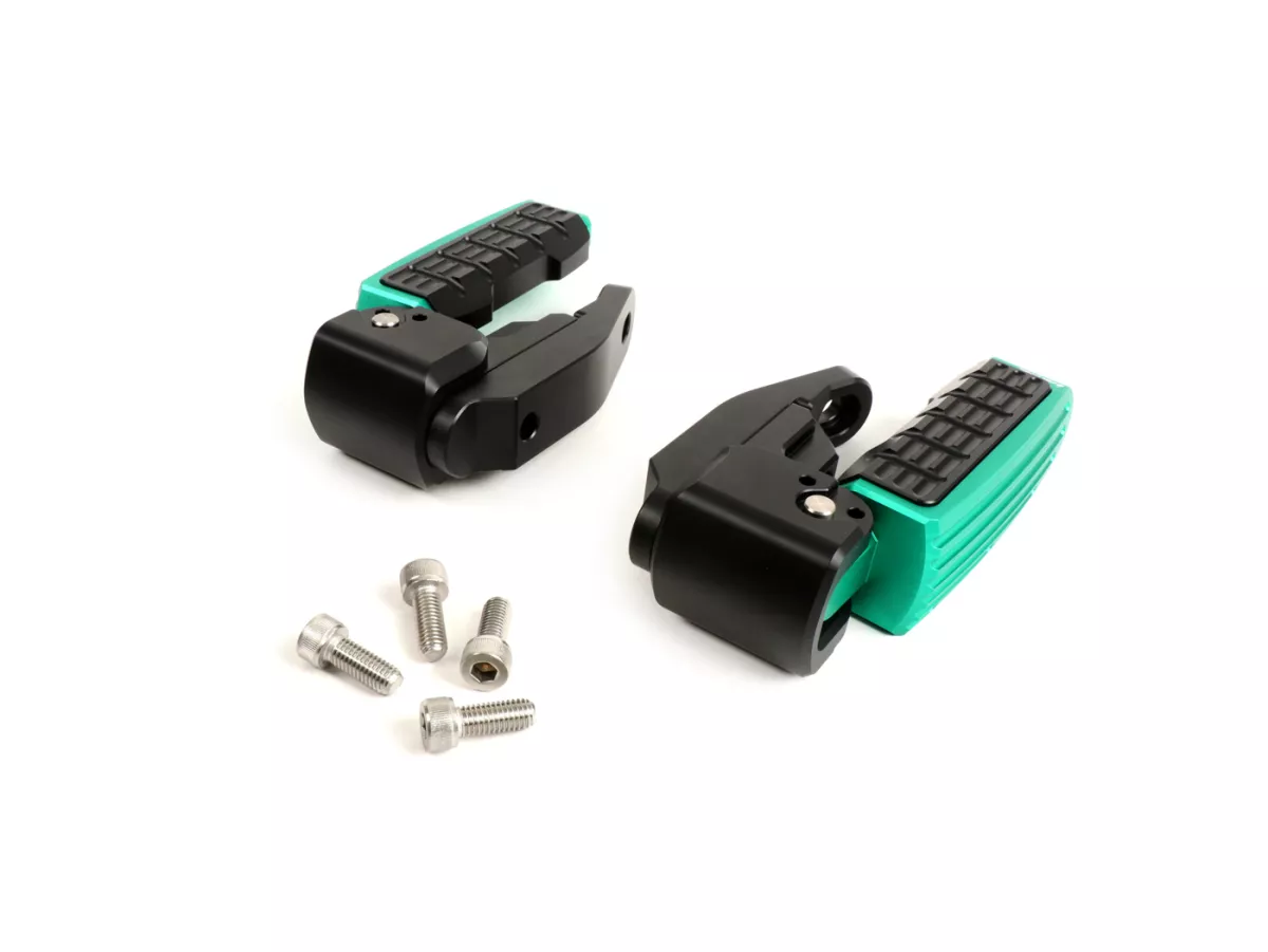 Set pijakan kaki -BIKERS- Vespa GT, GT L, GTS 125-300, GTV, GTS 125-300 Super - hijau - hingga tahun 2022