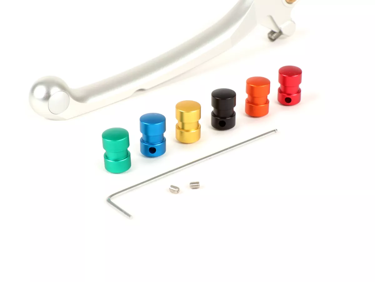 Palanca de freno izquierda, trasera -BICICLETAS- Vespa GT, GT L, GTS 125-300, GTV, GTS 125-300 Super - Plata mate