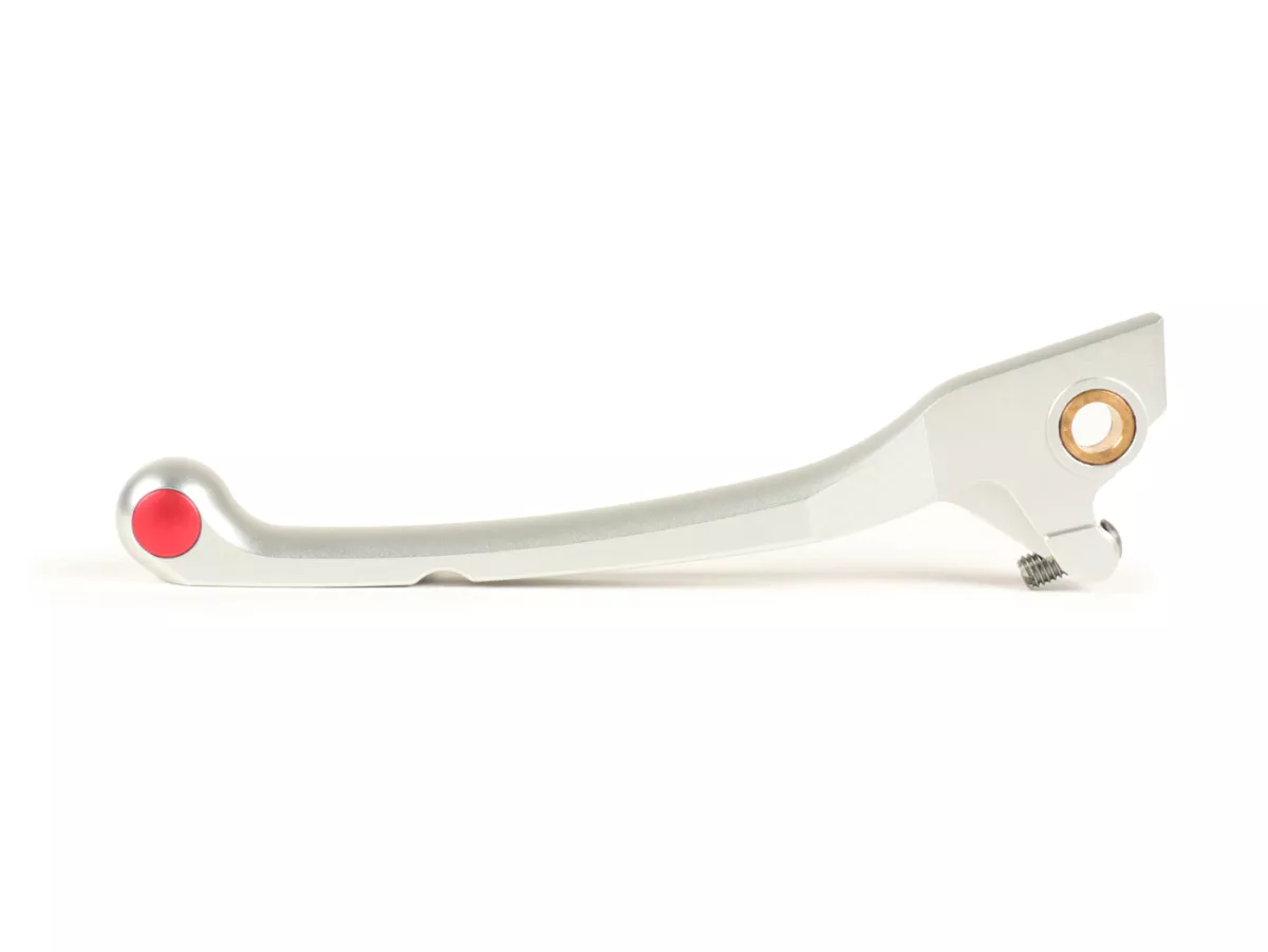 Palanca de freno izquierda, trasera -BICICLETAS- Vespa GT, GT L, GTS 125-300, GTV, GTS 125-300 Super - Plata mate
