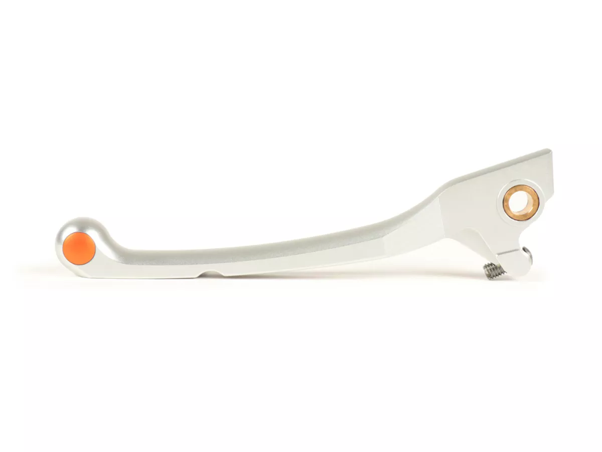 Palanca de freno izquierda, trasera -BICICLETAS- Vespa GT, GT L, GTS 125-300, GTV, GTS 125-300 Super - Plata mate