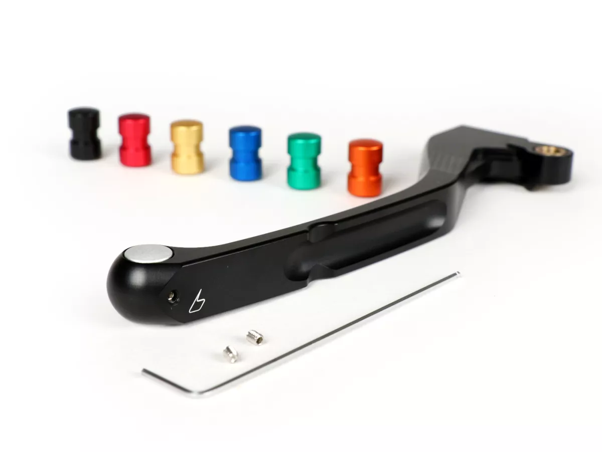 Brake lever lhs, rear -BIKERS- Vespa LXV - matt black