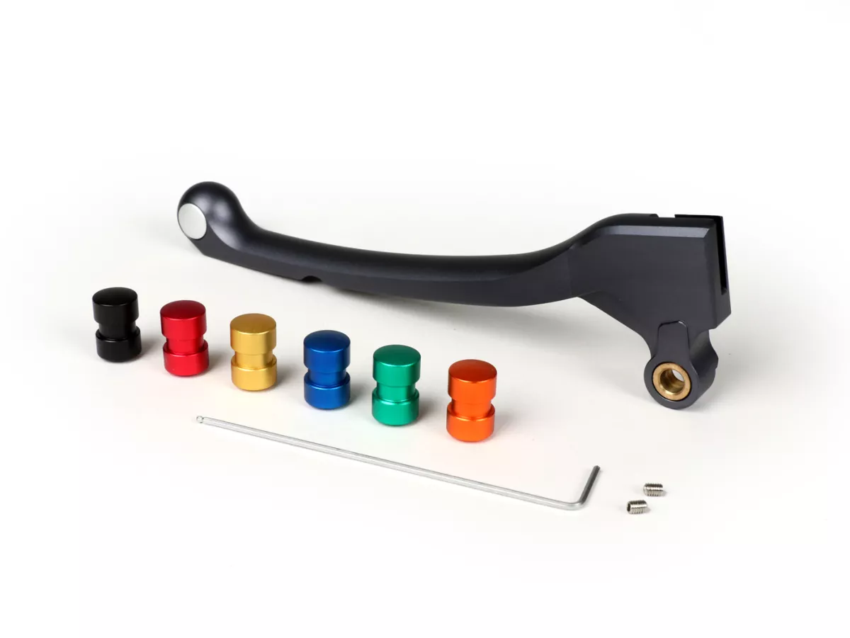 Brake lever lhs, rear -BIKERS- Vespa LX, S - matt grey