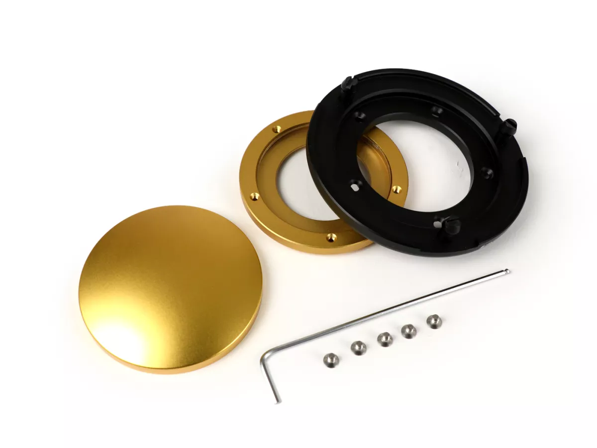 Transmission cover cap -BIKERS, black- Vespa 946 3V (ZAPM80100, ZAPM80101, ZAPMA7100), Vespa LT 125 3V (RP8M66503, RP8M66603), Vespa LX 125 3V (ZAPM68300), Vespa LX 150 3V (ZAPM68400), Vespa Primavera 125 3V (RP8M82100, RP8M82310, RP8M82821, ZAPM81100, ZA