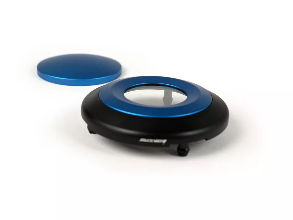 Transmission cover cap -BIKERS, black- Vespa 946 3V (ZAPM80100, ZAPM80101, ZAPMA7100), Vespa LT 125 3V (RP8M66503, RP8M66603), Vespa LX 125 3V (ZAPM68300), Vespa LX 150 3V (ZAPM68400), Vespa Primavera 125 3V (RP8M82100, RP8M82310, RP8M82821, ZAPM81100, ZA