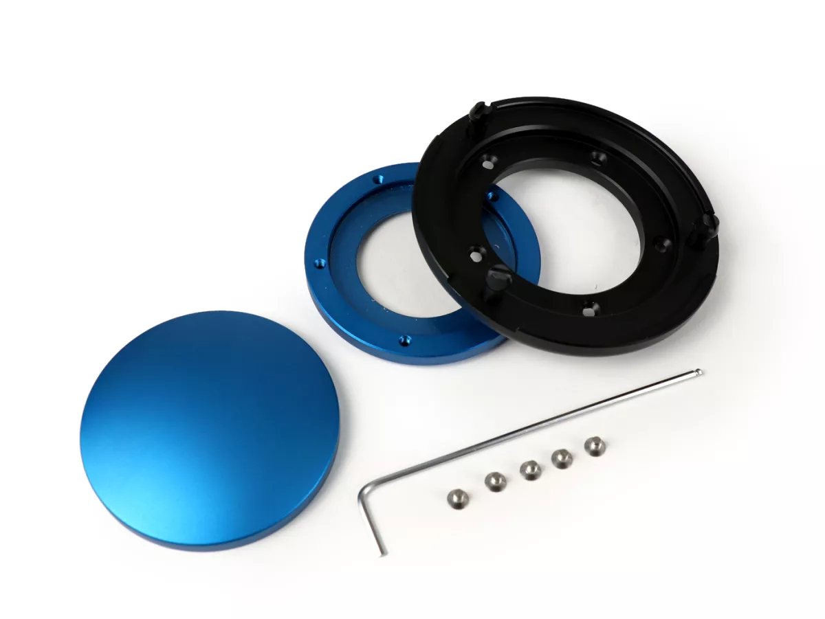 Transmission cover cap -BIKERS, black- Vespa 946 3V (ZAPM80100, ZAPM80101, ZAPMA7100), Vespa LT 125 3V (RP8M66503, RP8M66603), Vespa LX 125 3V (ZAPM68300), Vespa LX 150 3V (ZAPM68400), Vespa Primavera 125 3V (RP8M82100, RP8M82310, RP8M82821, ZAPM81100, ZA