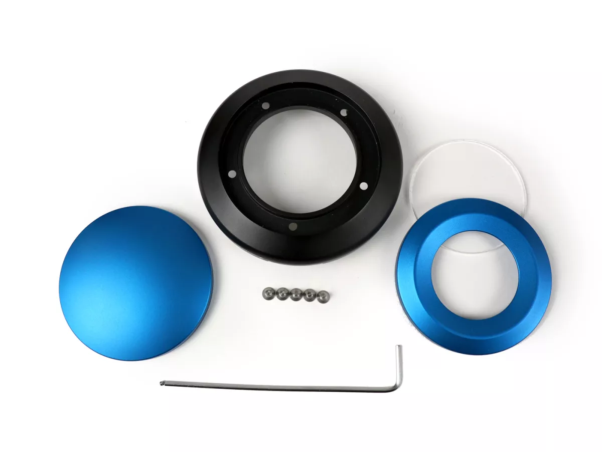 Transmission cover cap -BIKERS, black- Vespa 946 3V (ZAPM80100, ZAPM80101, ZAPMA7100), Vespa LT 125 3V (RP8M66503, RP8M66603), Vespa LX 125 3V (ZAPM68300), Vespa LX 150 3V (ZAPM68400), Vespa Primavera 125 3V (RP8M82100, RP8M82310, RP8M82821, ZAPM81100, ZA