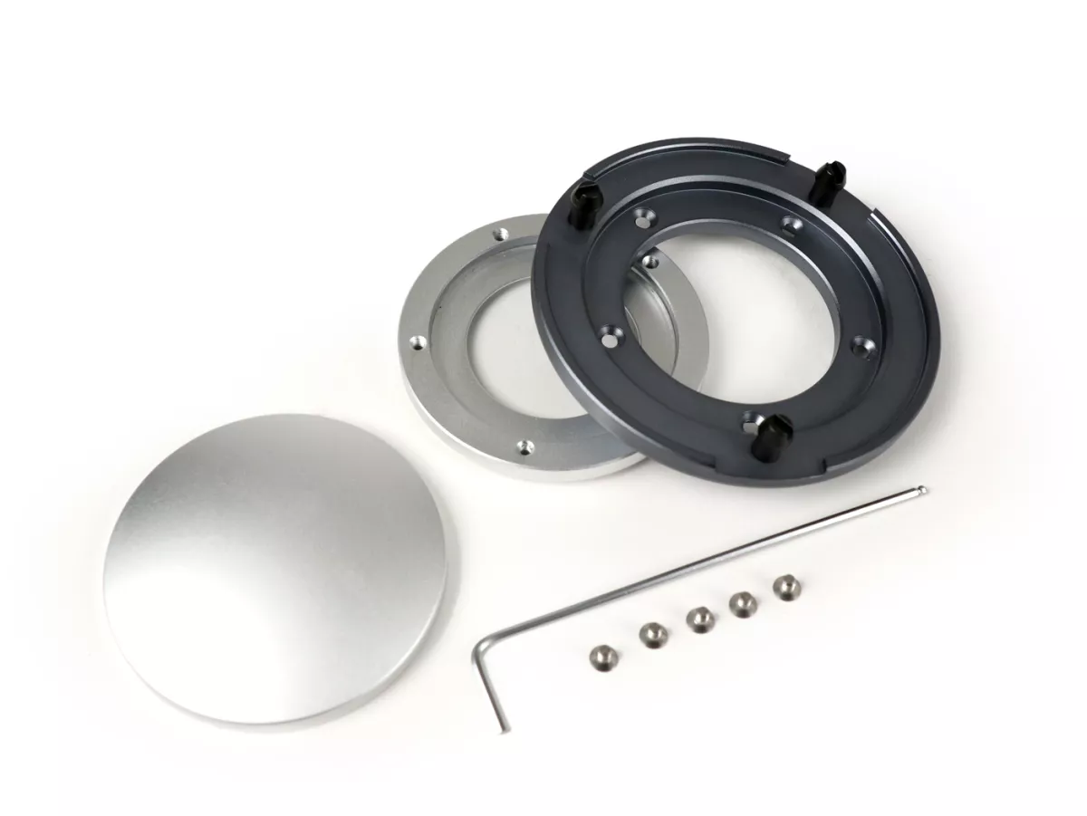 Transmission cover cap -BIKERS, grey- Vespa 946 3V (ZAPM80100, ZAPM80101, ZAPMA7100), Vespa LT 125 3V (RP8M66503, RP8M66603), Vespa LX 125 3V (ZAPM68300), Vespa LX 150 3V (ZAPM68400), Vespa Primavera 125 3V (RP8M82100, RP8M82310, RP8M82821, ZAPM81100, ZAP