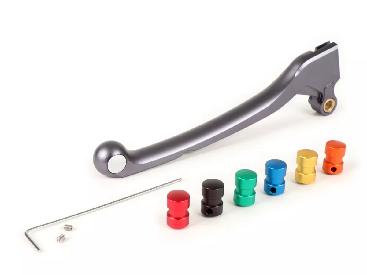 Palanca de freno izquierda, trasera -BICICLETAS- Vespa Sprint, Primavera - gris mate