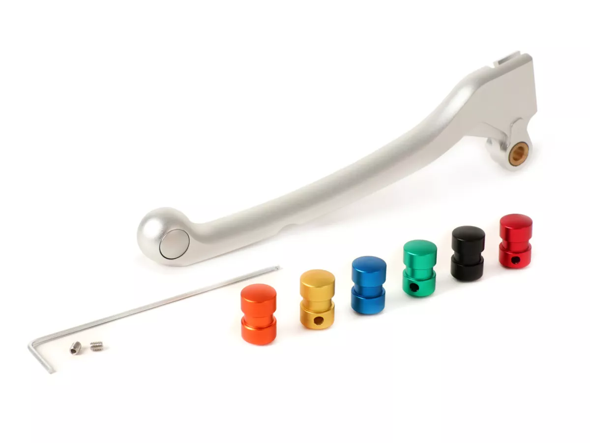 Levier de frein gauche, arrière -BIKERS- Vespa Sprint, Primavera - argenté mat