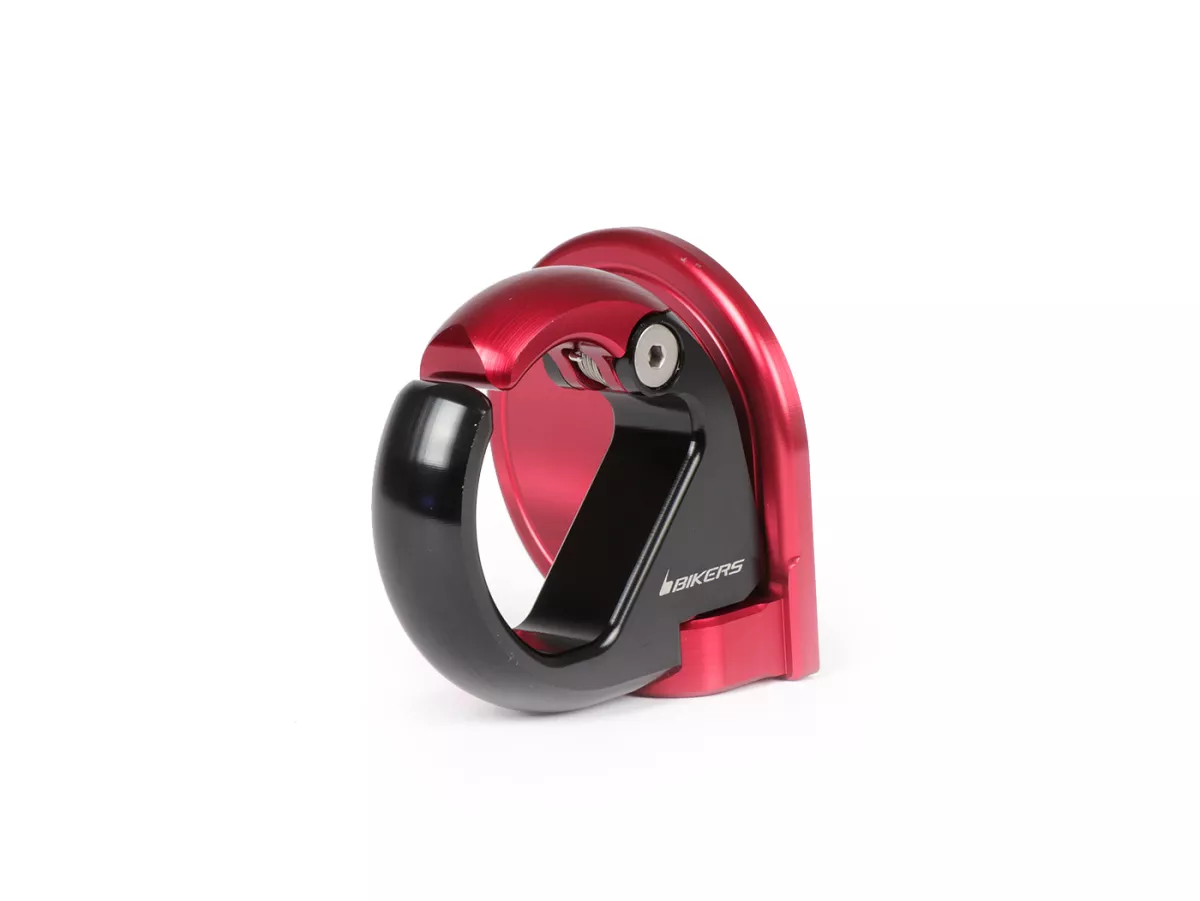Luggage hook -BIKERS, V2.0- Vespa GT, GT L, GTS 125-300, GTV, GTS 125-300 Super, S 50-150 - red