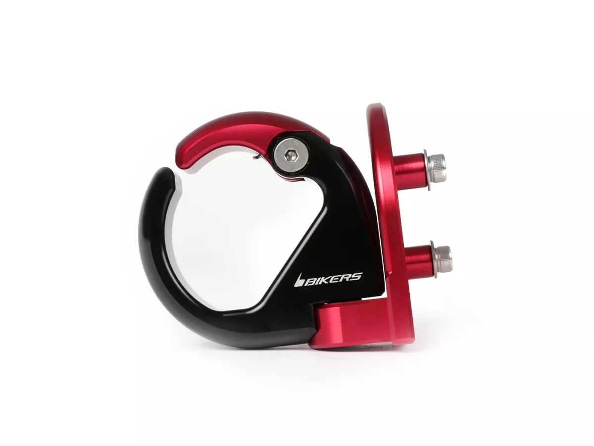 Luggage hook -BIKERS, V2.0- Vespa GT, GT L, GTS 125-300, GTV, GTS 125-300 Super, S 50-150 - red
