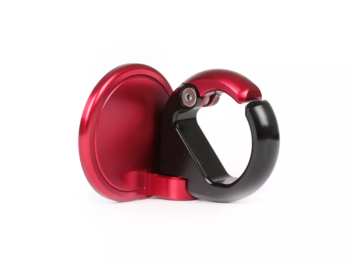 Luggage hook -BIKERS, V2.0- Vespa GT, GT L, GTS 125-300, GTV, GTS 125-300 Super, S 50-150 - red