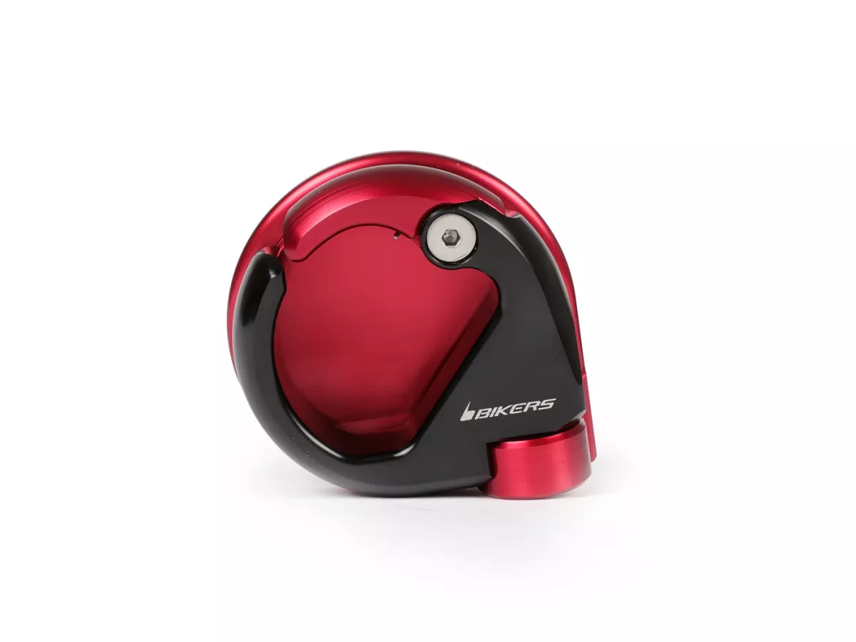 Luggage hook -BIKERS, V2.0- Vespa GT, GT L, GTS 125-300, GTV, GTS 125-300 Super, S 50-150 - red