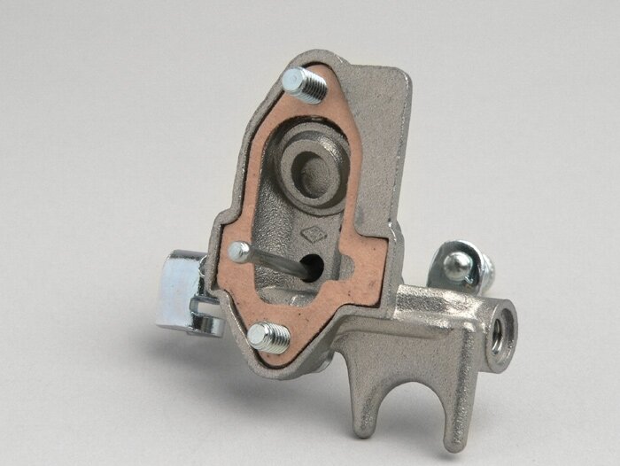Caburator top cap -DELLORTO- SHB 16 (type Vespa V50)