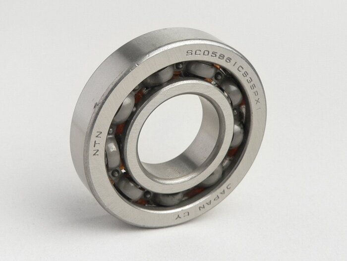 Kullager -BB1 3096- (25x56x12mm) 9 kulor - (används till vevaxel Honda 50 ccm (typ Bali), Peugeot 100 ccm)