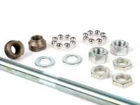 Voorwielas incl. kegels, lagers en moeren -CIF Ø11mm, L=200mm- Piaggio Ciao, SI FL2, Boss, Grillo, Superbravo