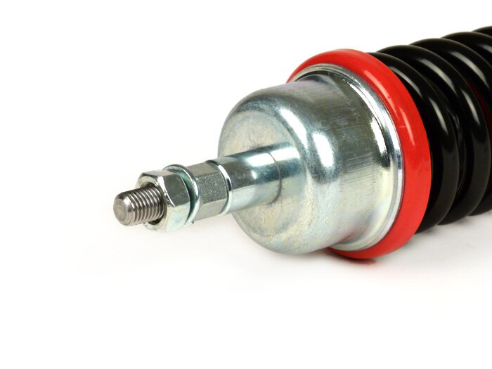 Shock absorber front -CIF 195mm, adjustable- Vespa V50, PV125, ET3 - red