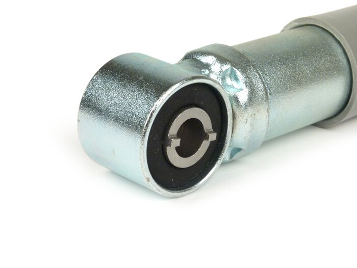 Schokdemper voor -CIF- Vespa Largeframe Rally180/200 (VSD1T/VSE1T), Sprint150 (VLB1T), GT125 (VNL2T), GTR125 (VNL2T), TS125 (VNL3T), GL150 (VLA1T), Super (VNC/VBC), VNA, VNB, VBA, VBB, breedframe V30-33, VM, VN, VL, GS150 / GS3 (VS1-5T), ACMA (1952-), Hof