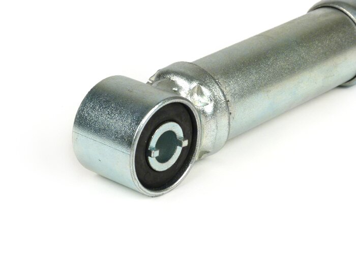 Schokdemper voor -CIF metaal- Vespa Largeframe Rally180/200 (VSD1T/VSE1T), Sprint150 (VLB1T), GT125 (VNL2T), GTR125 (VNL2T), TS125 (VNL3T), GL150 (VLA1T), Super (VNC/VBC), VNA, VNB, VBA, VBB, Breedframe V30-33, VM, VN, VL, GS150 / GS3 (VS1-5T), ACMA (1952