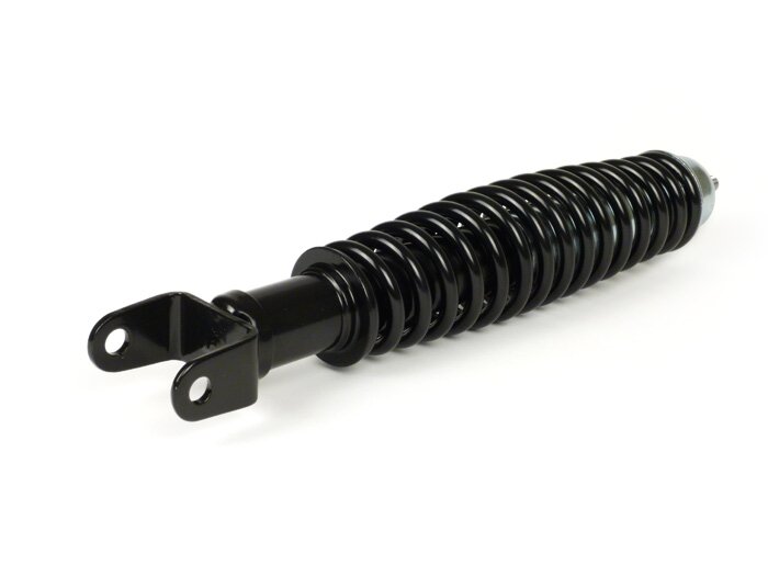 Shock absorber rear -CIF 330mm- Vespa PX80, PX125, PX150, PX200, T5 125cc, Rally180, Rally200, Sprint150, GT125, GTR125, TS125, V50, PV, ET3 - black