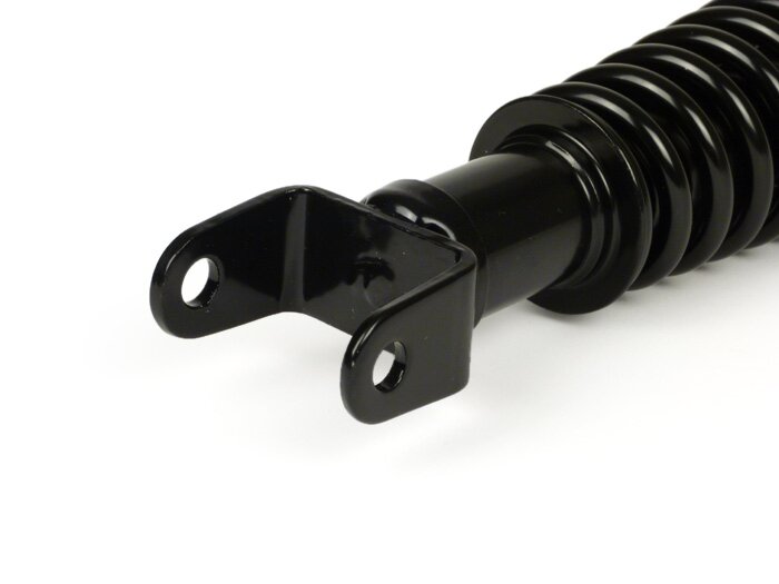 Shock absorber rear -CIF 330mm- Vespa PX80, PX125, PX150, PX200, T5 125cc, Rally180, Rally200, Sprint150, GT125, GTR125, TS125, V50, PV, ET3 - black