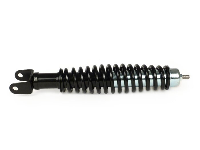 Shock absorber rear -CIF 330mm- Vespa PX80, PX125, PX150, PX200, T5 125cc, Rally180, Rally200, Sprint150, GT125, GTR125, TS125, V50, PV, ET3 - black