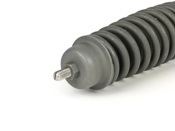 Achterschokdemper -CIF 330mm- Vespa PX80, PX125, PX150, PX200, T5 125cc, Rally180, Rally200, Sprint150, GT125, GTR125, TS125, V50, PV, ET3 - gefosfateerd