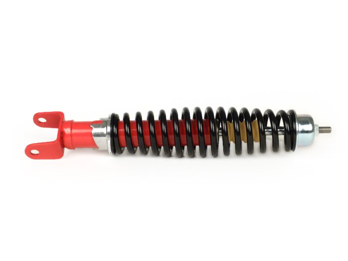 Amortisseur arrière -CIF 330mm, réglable- Vespa PX80, PX125, PX150, PX200, T5 125cc, Rally180, Rally200, Sprint150, GT125, GTR125, TS125, V50, PV, ET3 - rouge