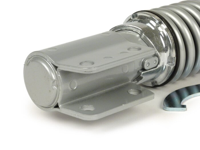 Shock absorber front -CIF 255mm, adjustable- Vespa PX80, PX125, PX150, PX200, T5 125cc - silver
