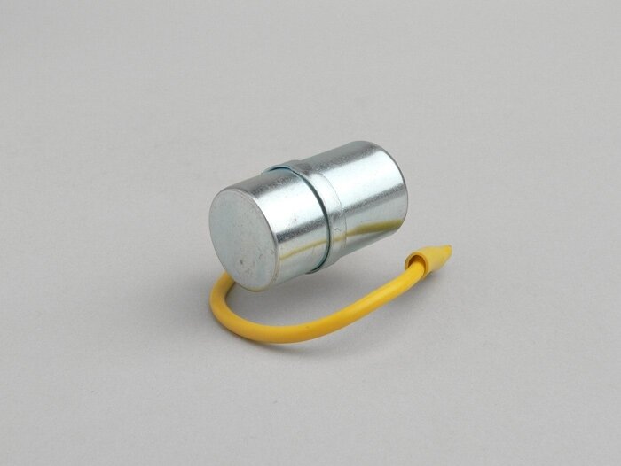 Condensador -EFFE, Ø=20mm, h=31mm, µF 0,32, 1-hilo- Vespa V50 N, V50 L, V50 R, V50 Special, V90, 90 SS, PV125