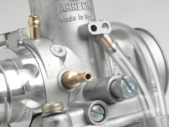 Carburator -ARRECHE 17,5mm- Automatic choke, rubber joint (type Minarelli) - CS=23mm-