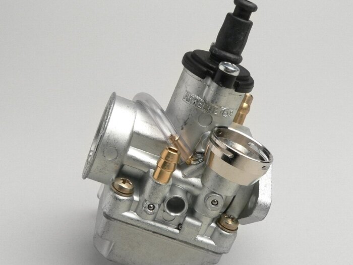 Carburador -ARRECHE 17.5mm- estárter eléctrico, conexión de brida (tipo Katana a partir de 99) - AW=42mm- SUZUKI ESTILETE, KATANA50, ZILION 99, APRILIA MOJITO 50, SR50 (motor Morini)