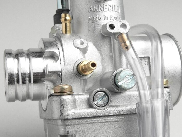 Carburator -ARRECHE 17,5mm- manual choke, rubber joint - CS=23mm -