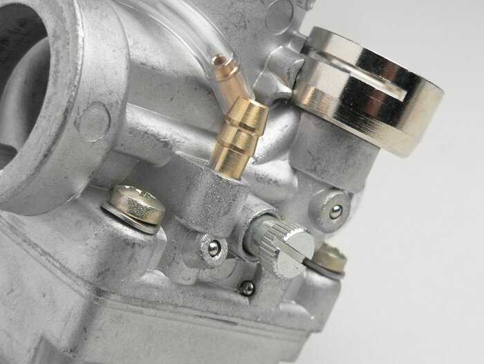 Carburator -ARRECHE 17,5mm- Automatic choke, rubber joint (type Piaggio) - CS=23mm- APRILIA SPORTCITYONE 50, SR50, SCARABEO, DERBI ATLANTIS 50 ,BULLET 50,  GP1, GILERA ICE, GILERA RUNNER 50, GILERA STALKER, ITALJET TORPEDO LC, PIAGGIO SFERA 50, SFERA 80,T