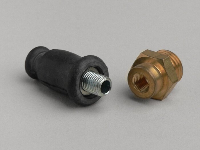 Right angled tube for choke cable -ARRECHE- Arreche, Mikuni TMX 27, Mikuni TMX 35 - 0° short