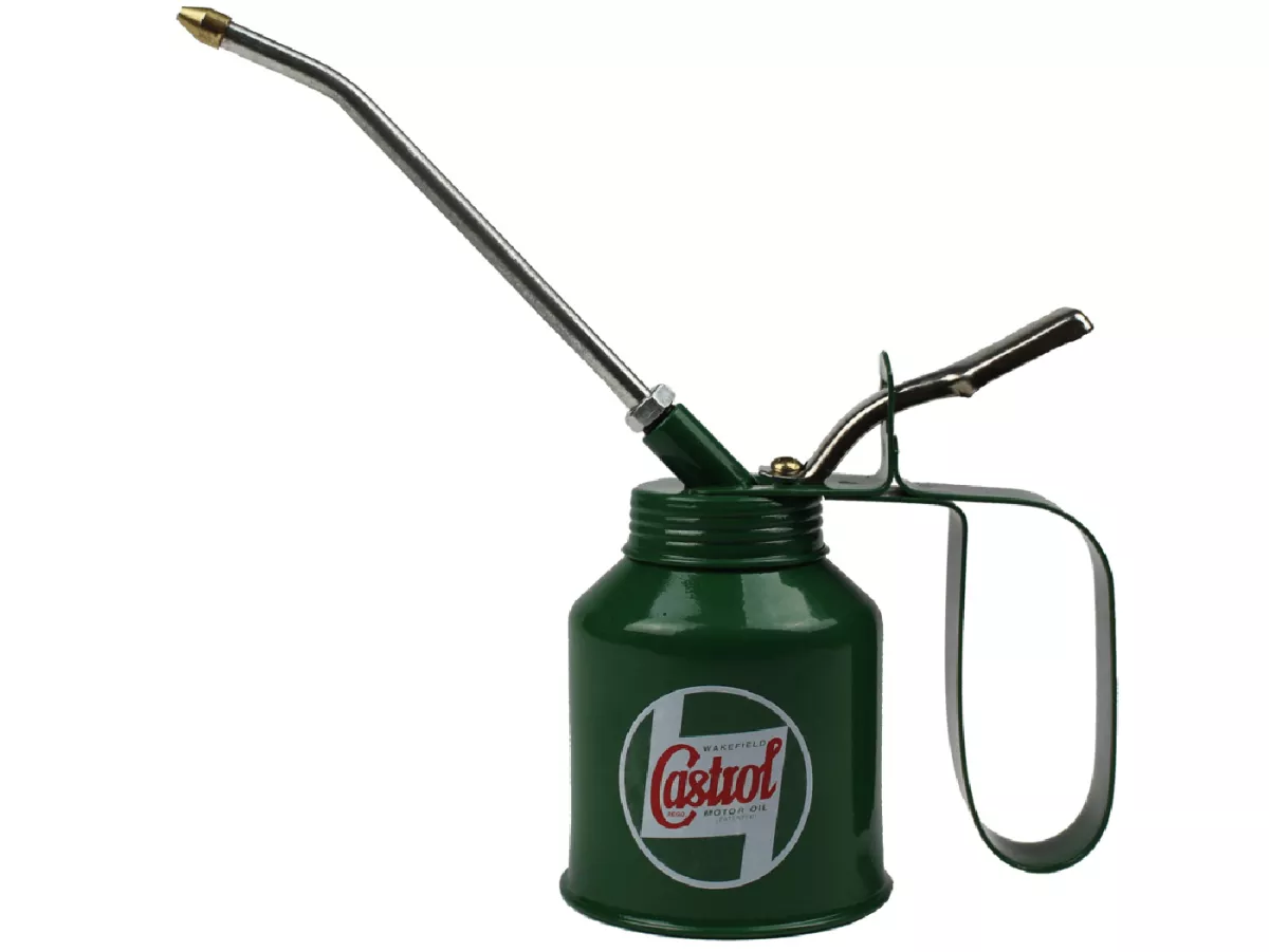Ölkännchen mit Pumpe -CASTROL, Classic- (200ml)