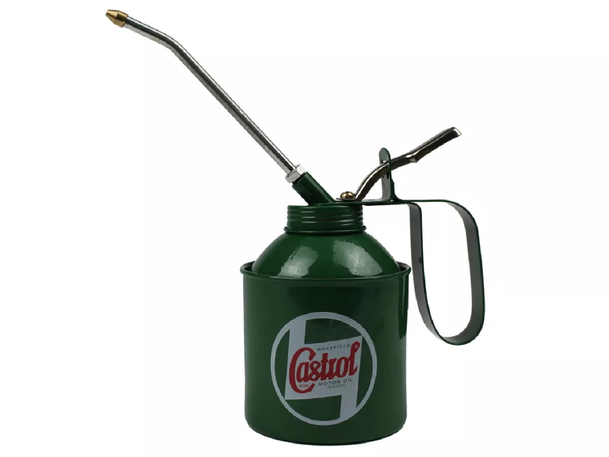 Oliekan met pomp -CASTROL, Classic- (500ml)