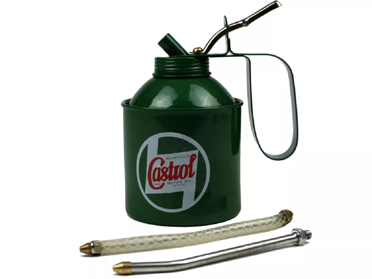 Oliekan met pomp -CASTROL, Classic- (500ml)