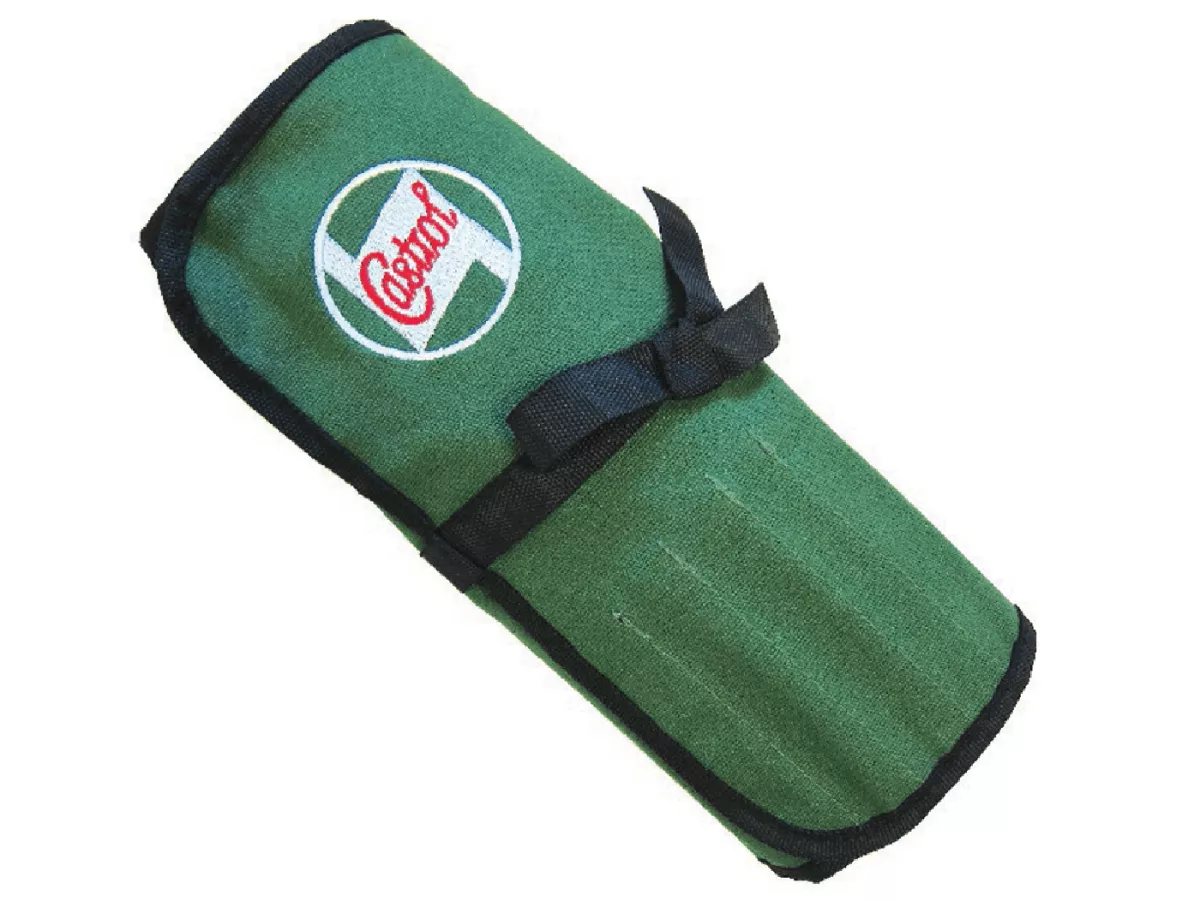 Borsa porta attrezzi senza attrezzi -CASTROL, Classic- Vespa, Lambretta, GTS, Sprint, Primavera, LX, S, ET4 universale